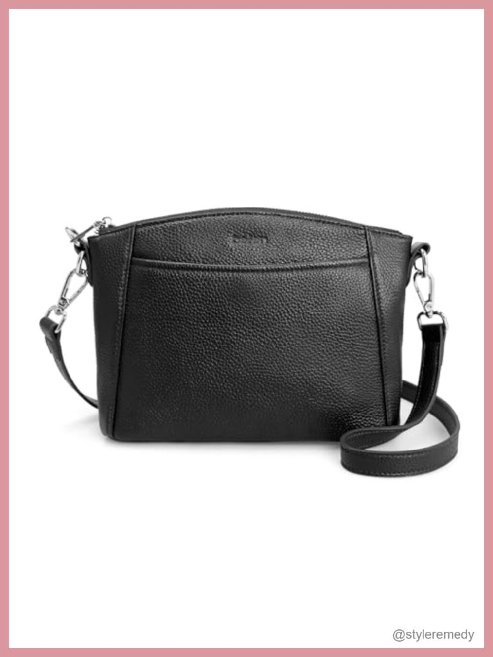 Genuine Leather Anti-Theft Small Crossbody Bag with RFID Blocking - Picture 1 of 6